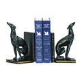 Elk Home Black Greyhound Bookends, PK 3 4-83032